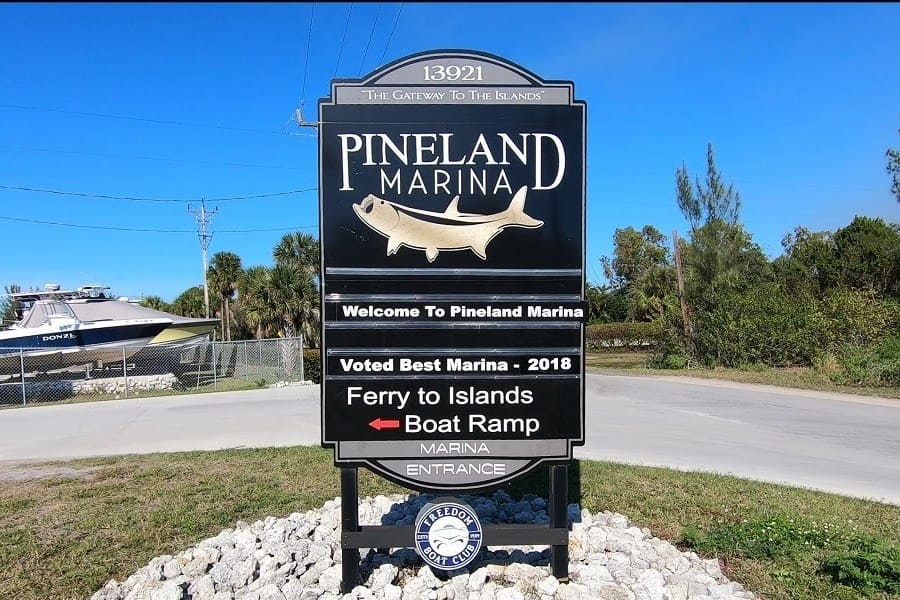 Pineland Marina Port on Pine Island